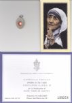 Mother Teresa Beatification Souvenir with piece of Veil