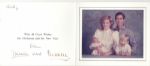 Diana and Charles Christmas card