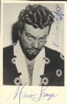 Mario Lanza Signed Photo
