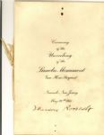 THEODORE ROOSEVELT AUTOGRAPHED LINCOLN MONUMENT-UNVEILING