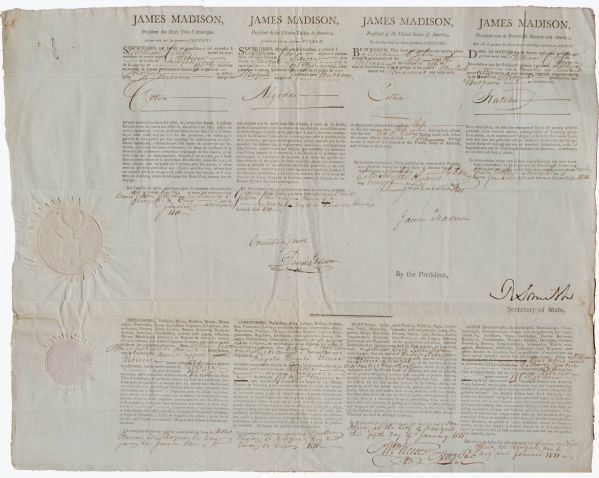 James Madison 4 Language Ships Papers