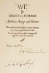 Charles Lindbergh  "WE" Signed Limited Edition