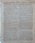 Rev War Issue. THE PENNSYLVANIA EVENING POST