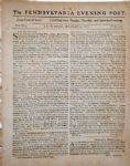 Rev War Issue. THE PENNSYLVANIA EVENING POST