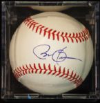 Barack Obama Signed Baseball
