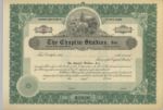 Chaplin Studios Stock Certificate