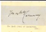 Co Discoverer of King Tut & Downtown Abbey was his residence the 5th Earl of Carnarvon