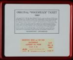 Unused Woodstock Ticket