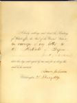 Andrew Johnson DS to the Emperor Of Japan