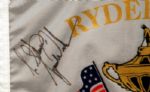 Ryder Cup Flag Signed By Tiger Woods
