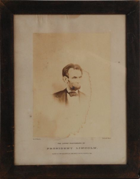 Rare! Lincolns Last Photograph