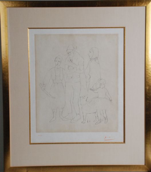 Pablo Picasso Incredible Signed Etching