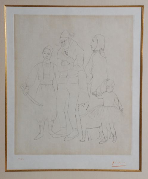 Pablo Picasso Incredible Signed Etching