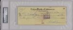 Eliot Ness Signed Check Rare