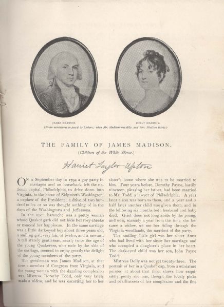 James & Dolley Madison Collection