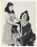 Wizard Of Oz, Garland and Bolger Signed photo