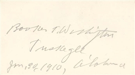 Booker. t. Washington