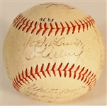 1936 New York Yankees Signed Baseball