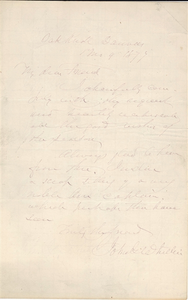 John Greenleaf Whittier _ Sends a letter with 5 signatures 