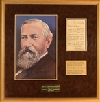 Benjamin Harrison Scarce ALS On Executive Mansion Letterhead