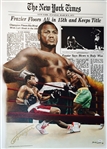 Joe Frazier Signed Doug London Limited Edition Canvas Artwork 26x36 Giclee Canvas 
