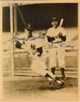 Mickey Mantle & Bill Dickey 