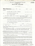 William Lear Signed Contract (Lear Jet Pioneer)