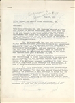 Gary Cooper Signed Movie Contract with Anatole Litvak Productions