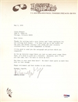 Ronnie Milsap Signed Contract for an appearance on the Mike Douglas show