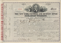 William H. Vanderbilt Signed stock