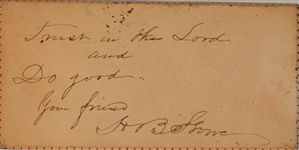 Harriett Beecher Stowe AQS