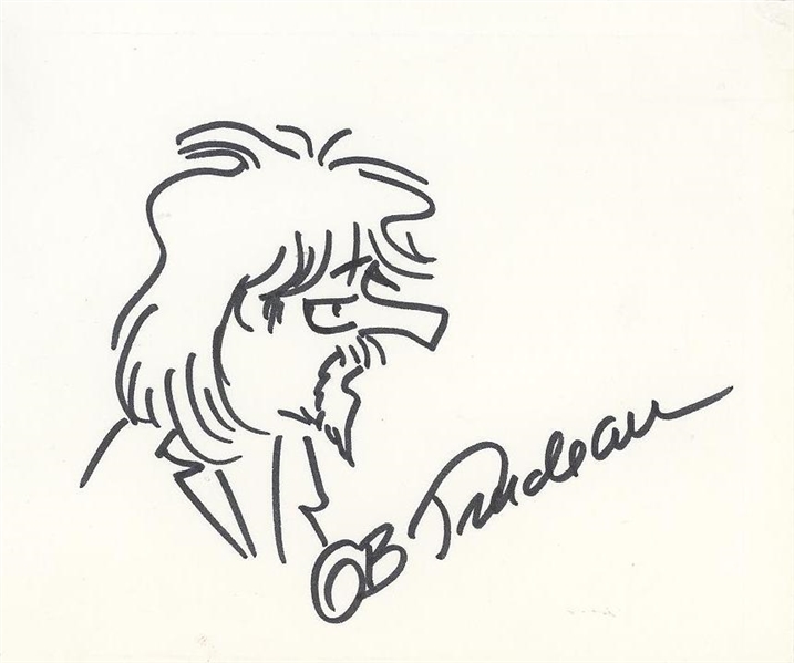 G. B. Trudeau Sketch