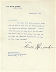 Franklin D. Roosevelt Asks Walker to become Chairman of the  DNC