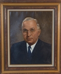 Oil Painting of "Harry Truman" by Lawrence Williams