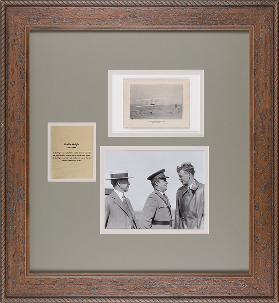 Wright Brothers First Flight Signed photo by Orville Wright