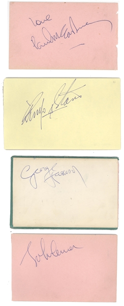 Beatles Signed Album Pages