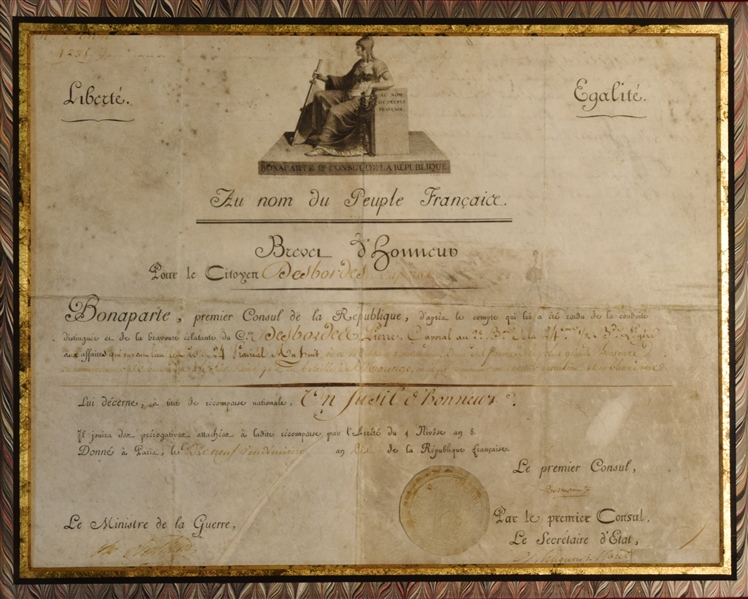 Fantastic Napoleon Signed Appointment