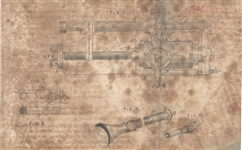 Thomas Edison Signed Phonograph Patent