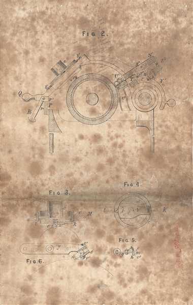 Thomas Edison Signed Phonograph Patent