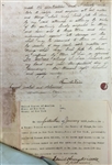 Thomas Edison Signed Phonograph Patent