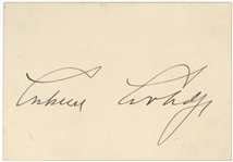 Presidential Signature Collection  (Coolidge, Van Buren, McKinley)