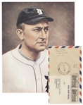 Ty Cobb Signed and Dated Envelope