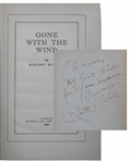 Gone With The Wind Signed by Clark Gable at his character Rhett Butler 