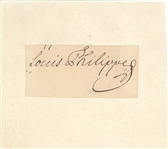 Louis Philippe I & King Franz II