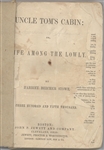 Uncle Toms Cabin; or, Life Among the Lowly