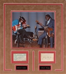 Rare Stevie Ray Vaughan and Albert King Autographs