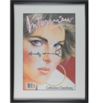 Andy Warhol Signed Large Interview Magazine Cover