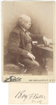 Benjamin F. Butler Cabinet photo and Signature