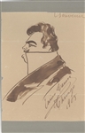 Enrico Caruso Original Drawing