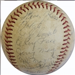 1966 Pittsburgh Pirates Team Signed Baseball - (28 Signatures) With Clemente!